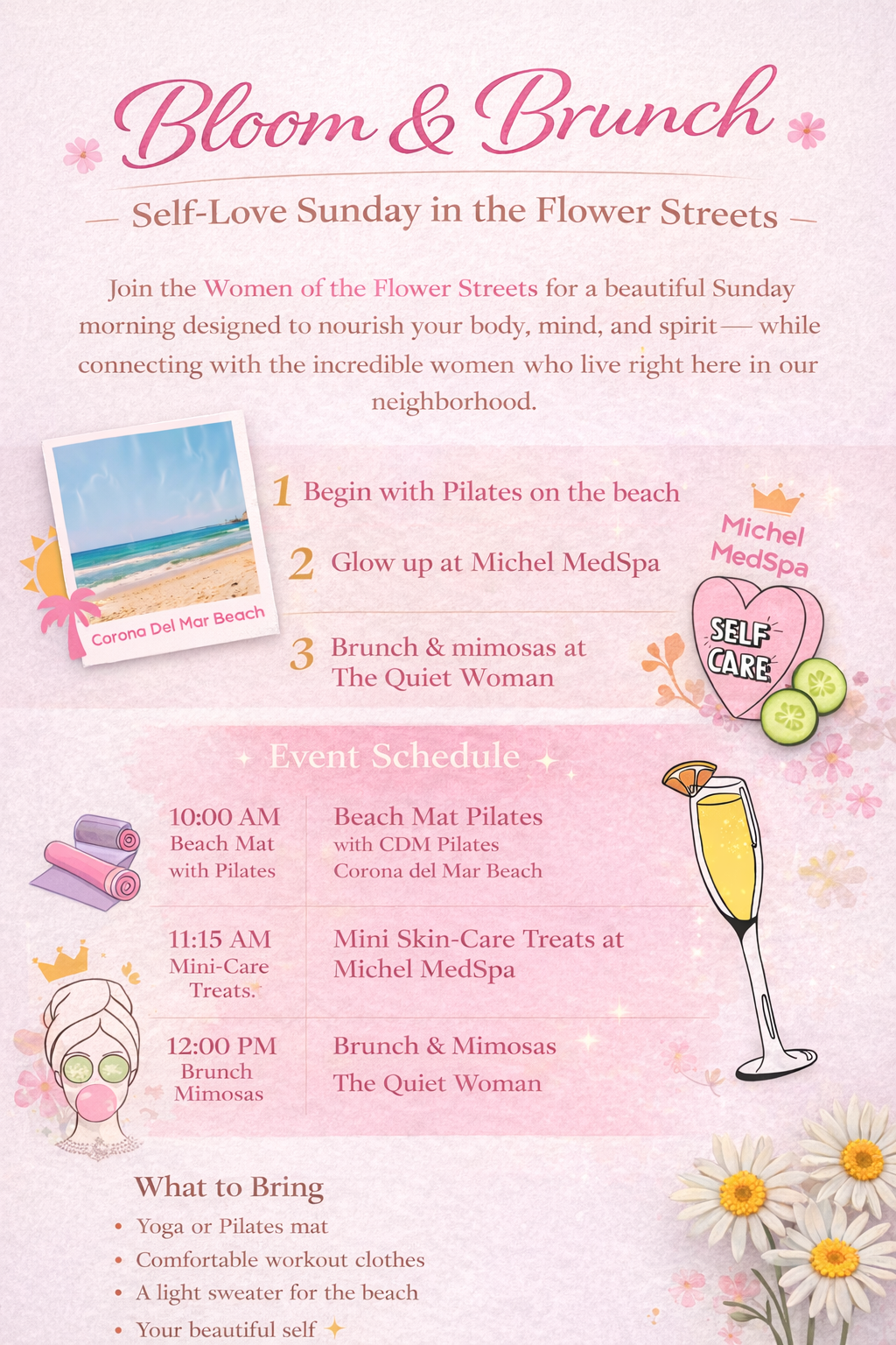 Bloom & Brunch - Self-Love Sunday in The Flower Streets